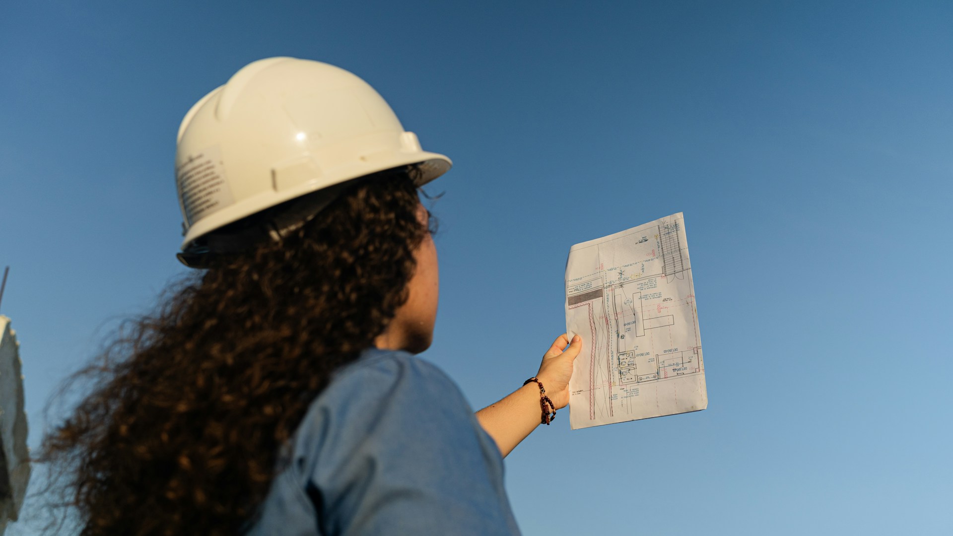 Customer reviewing work on-site with a verified professional